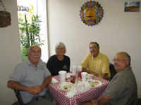 Lunch in Frisco with Joe, Steve and Mary